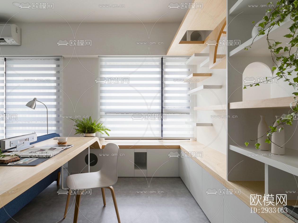 北欧公寓效果图下载（渲染图7）