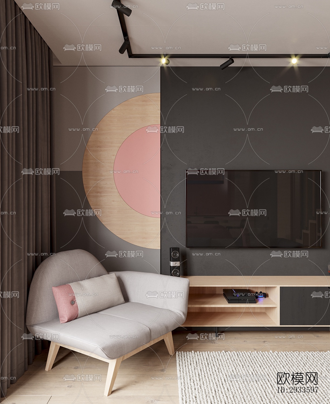 北欧公寓效果图下载（渲染图15）