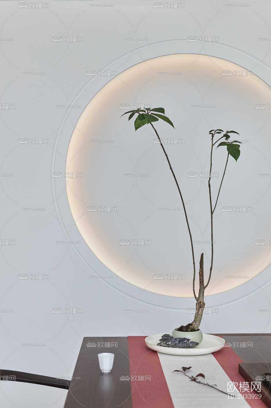 新中式别墅效果图下载（渲染图20）