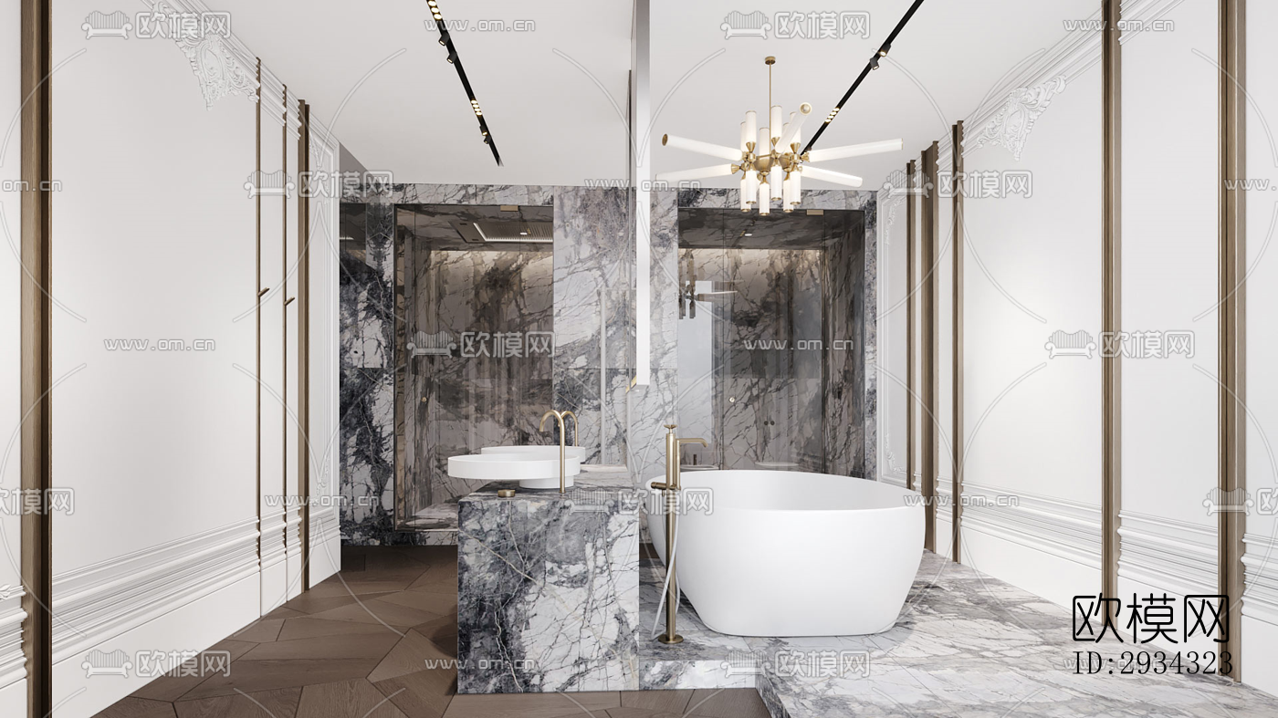 现代复式效果图下载（渲染图2）