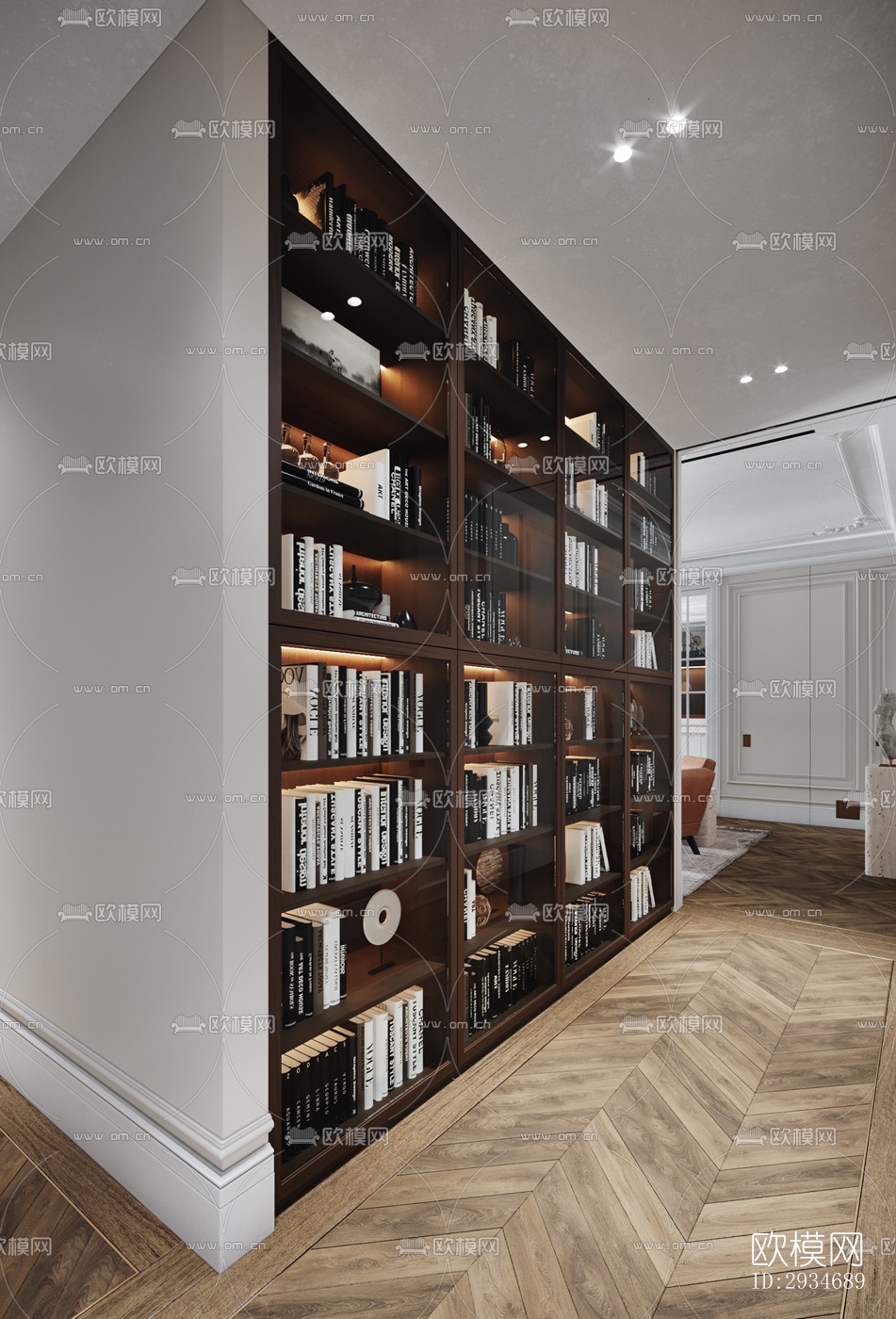 欧式平层效果图下载（渲染图14）