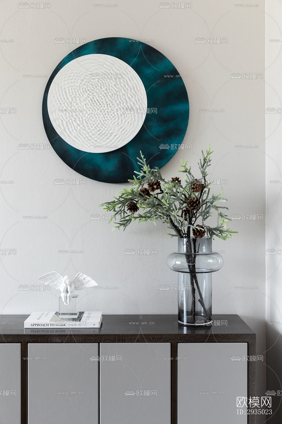 现代平层效果图下载（渲染图16）