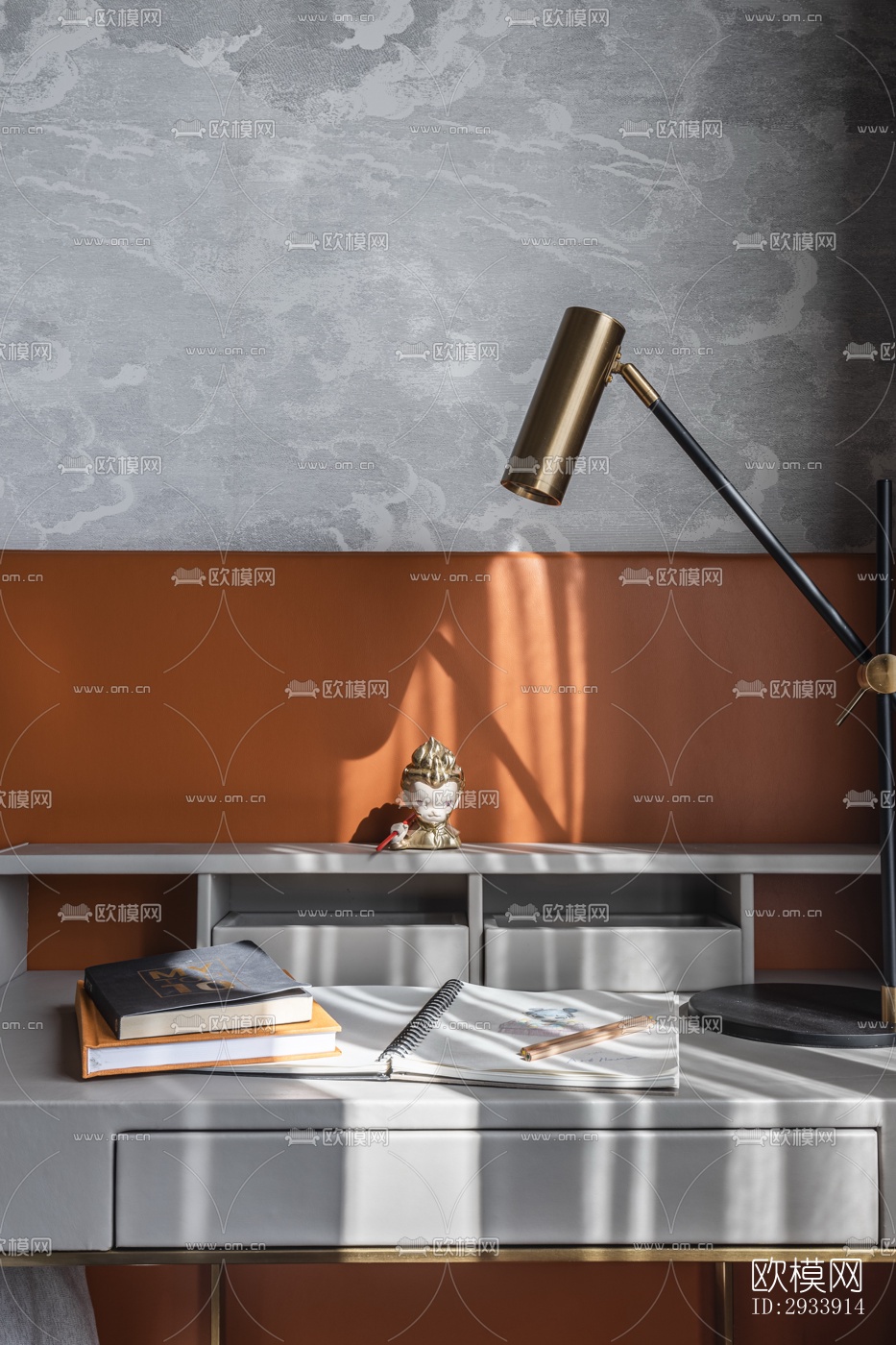 新中式别墅效果图下载（渲染图12）