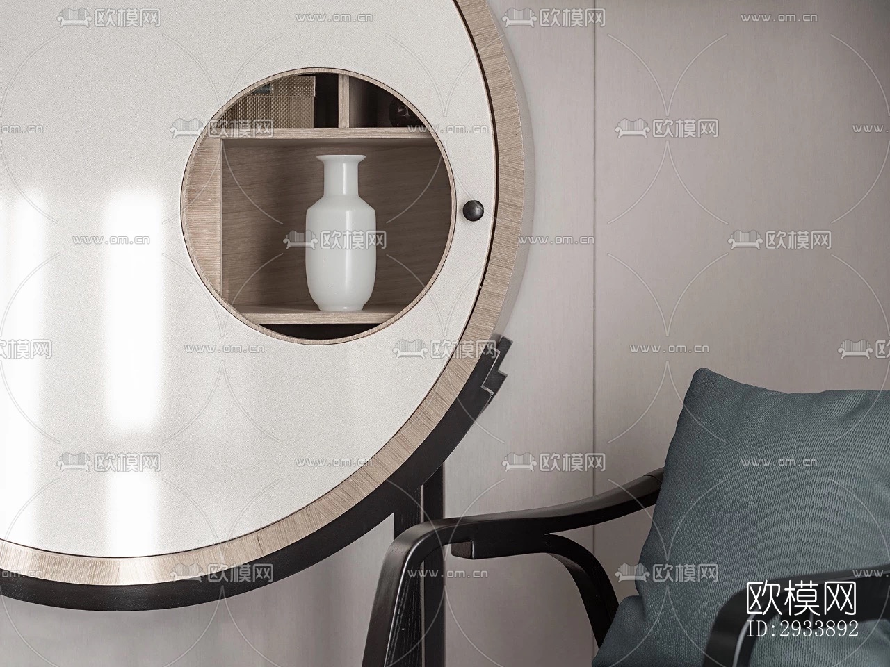 新中式别墅效果图下载（渲染图5）