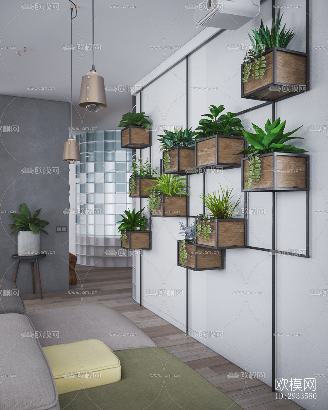 北欧公寓效果图下载（渲染图19）