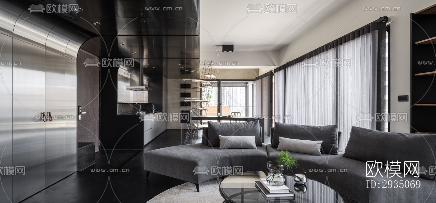 高级灰平层效果图下载（渲染图20）