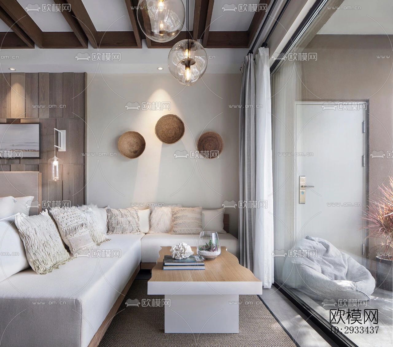 东南亚公寓效果图下载（渲染图19）