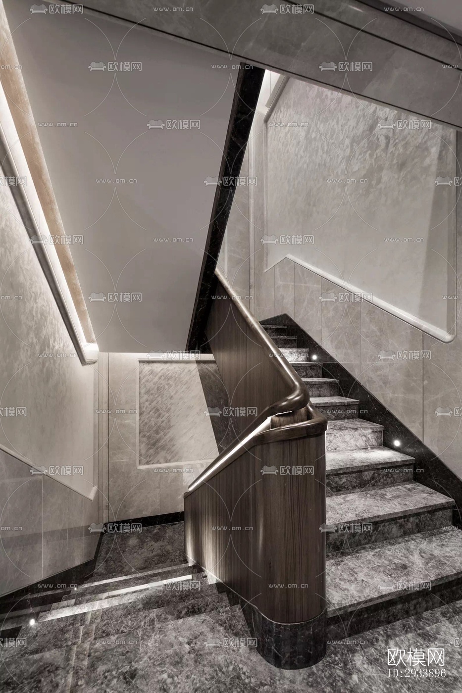 新中式别墅效果图下载（渲染图2）