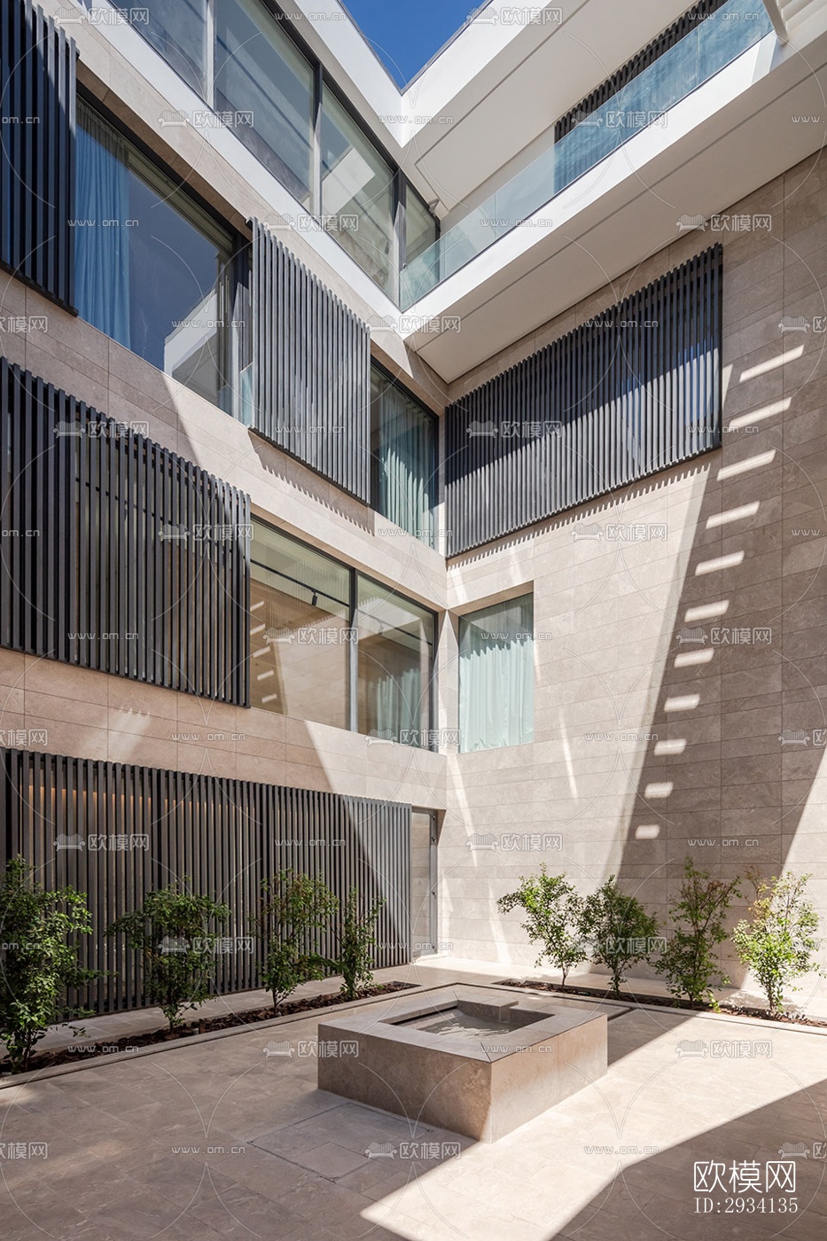 现代别墅效果图下载（渲染图5）