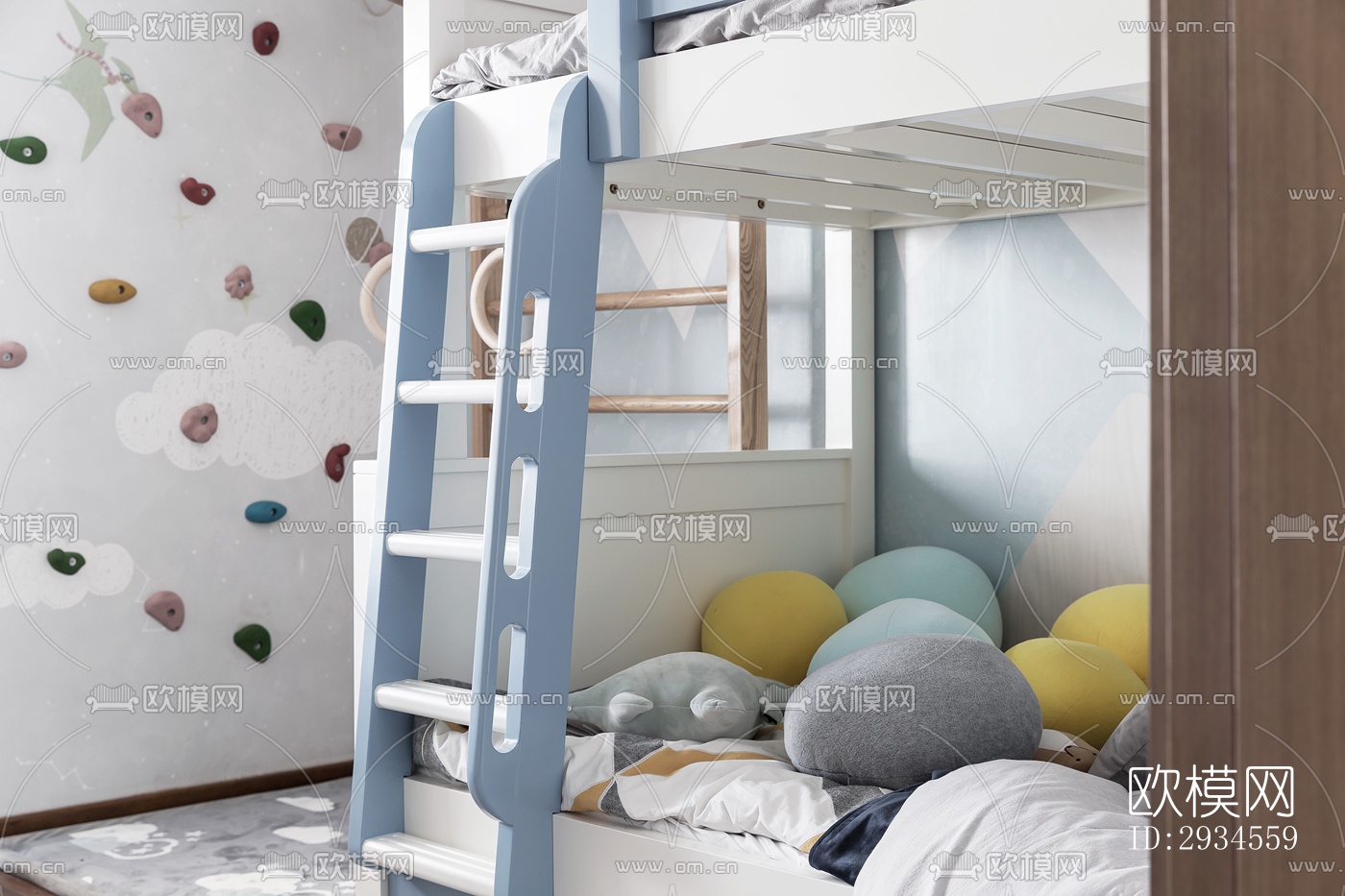 新中式平层效果图下载（渲染图14）