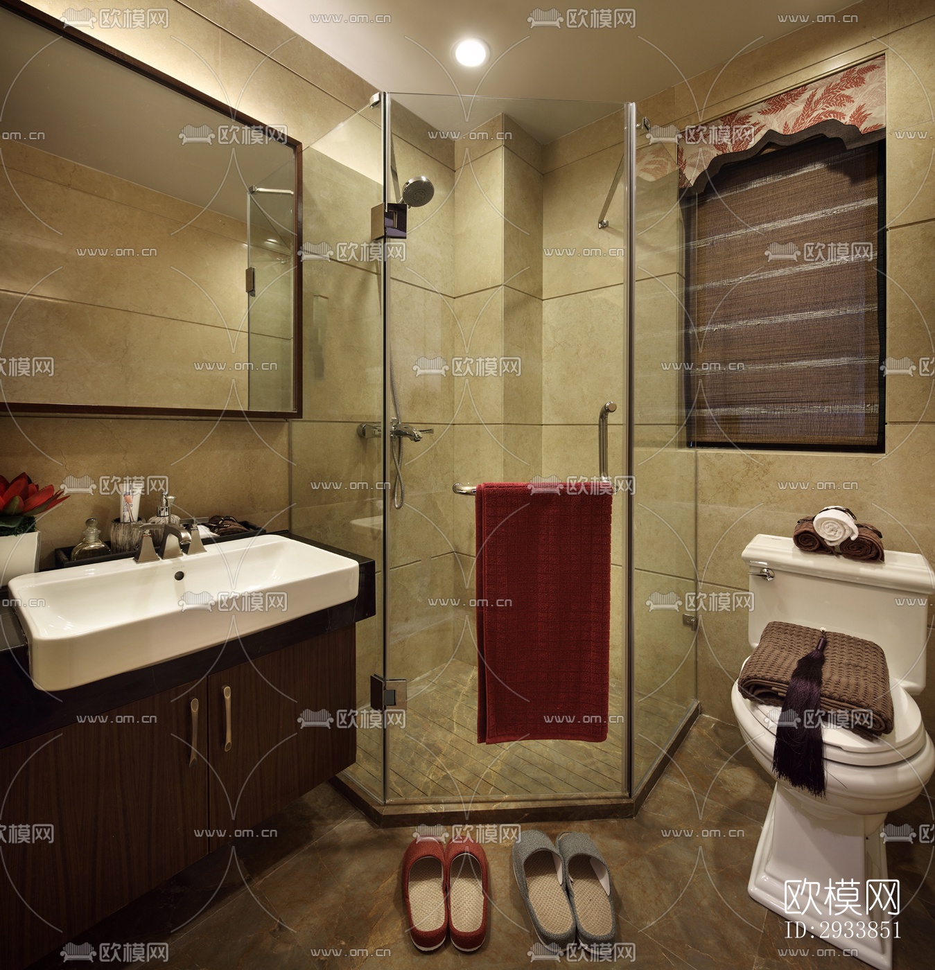 东南亚别墅效果图下载（渲染图13）