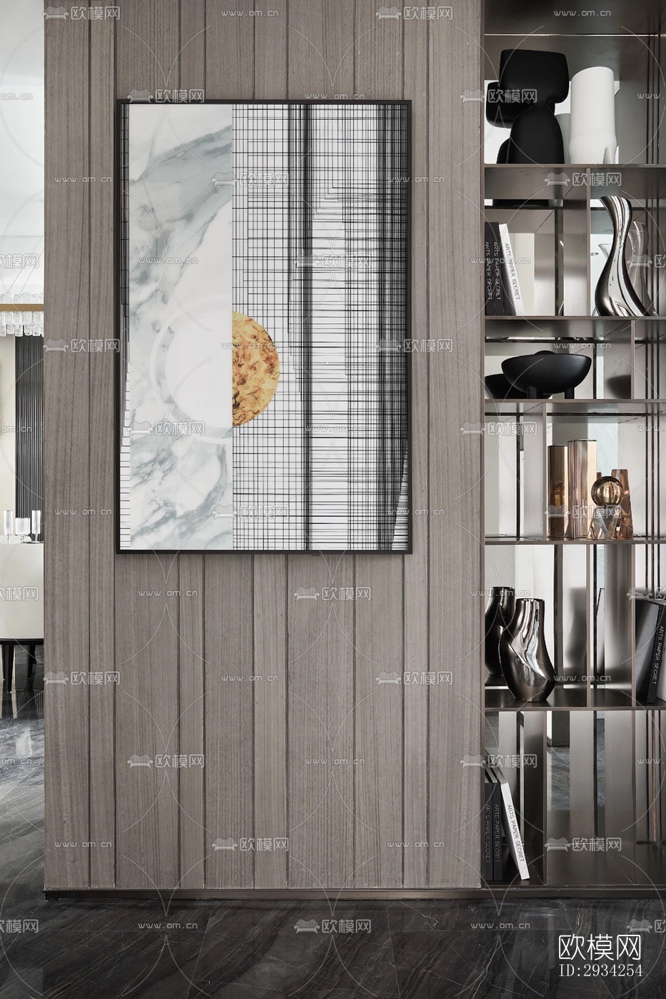 现代复式效果图下载（渲染图17）