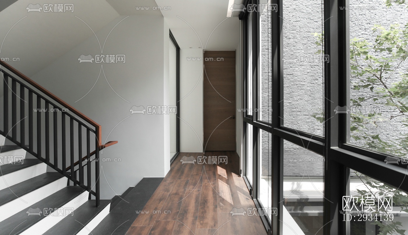 现代别墅效果图下载（渲染图1）