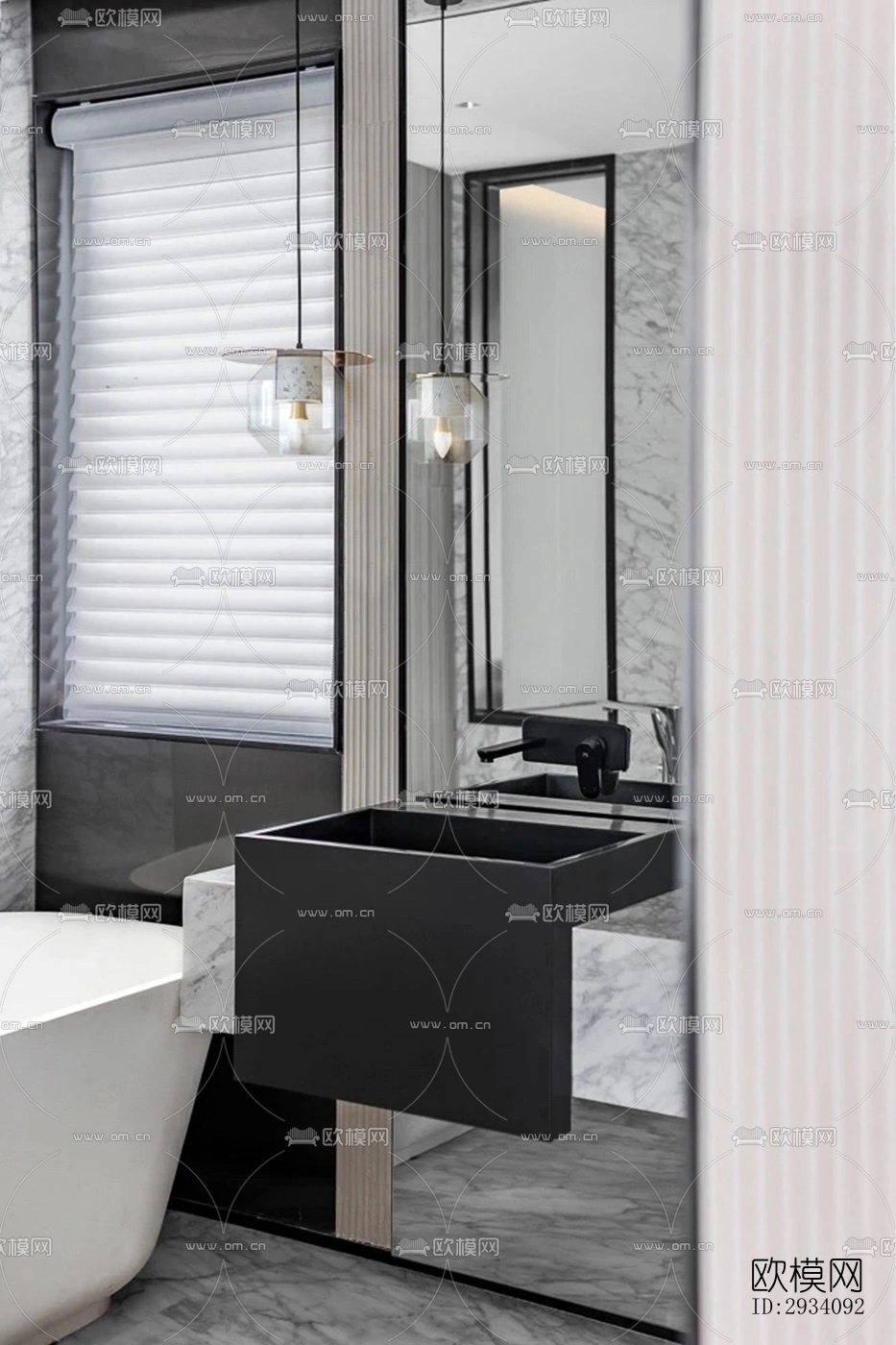 现代别墅效果图下载（渲染图16）