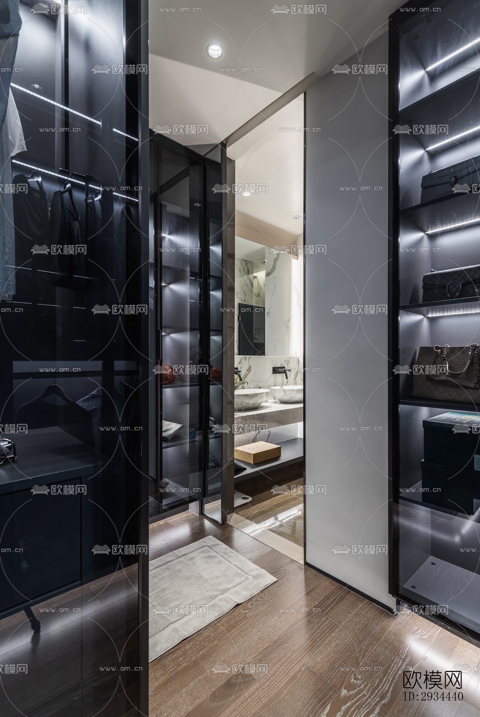 后现代平层效果图下载（渲染图8）