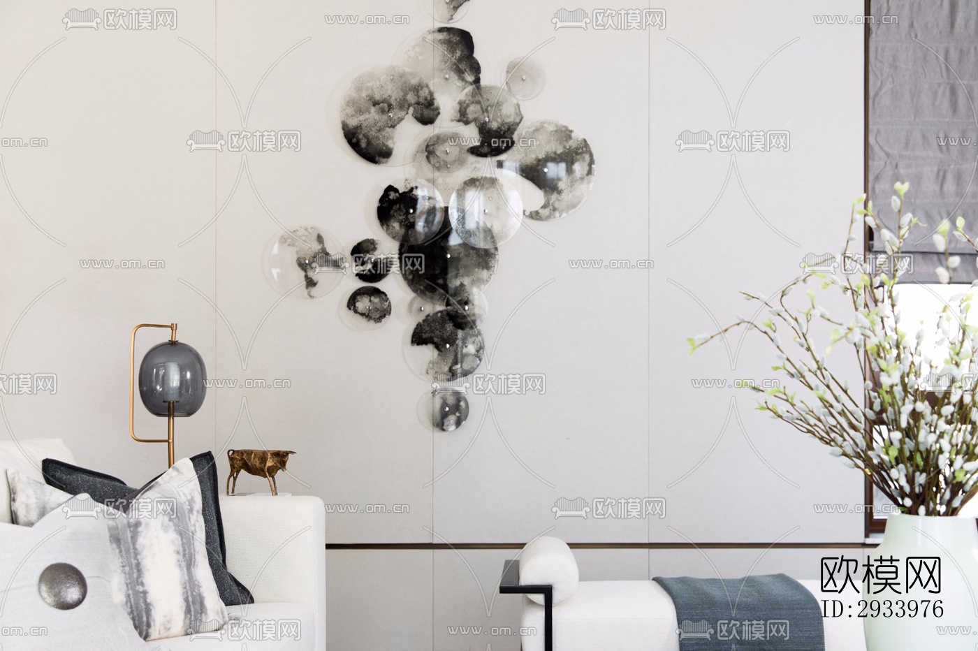 新中式别墅效果图下载（渲染图5）