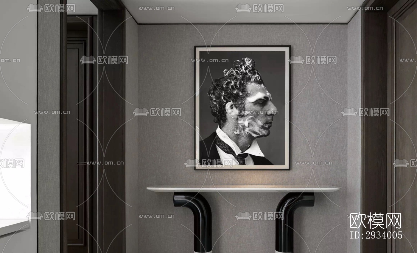 新中式别墅效果图下载（渲染图5）