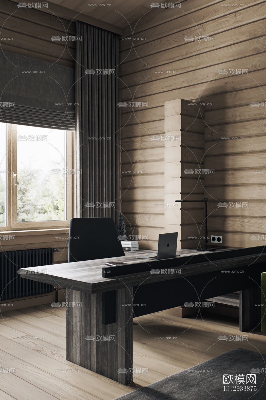 北欧别墅效果图下载（渲染图5）