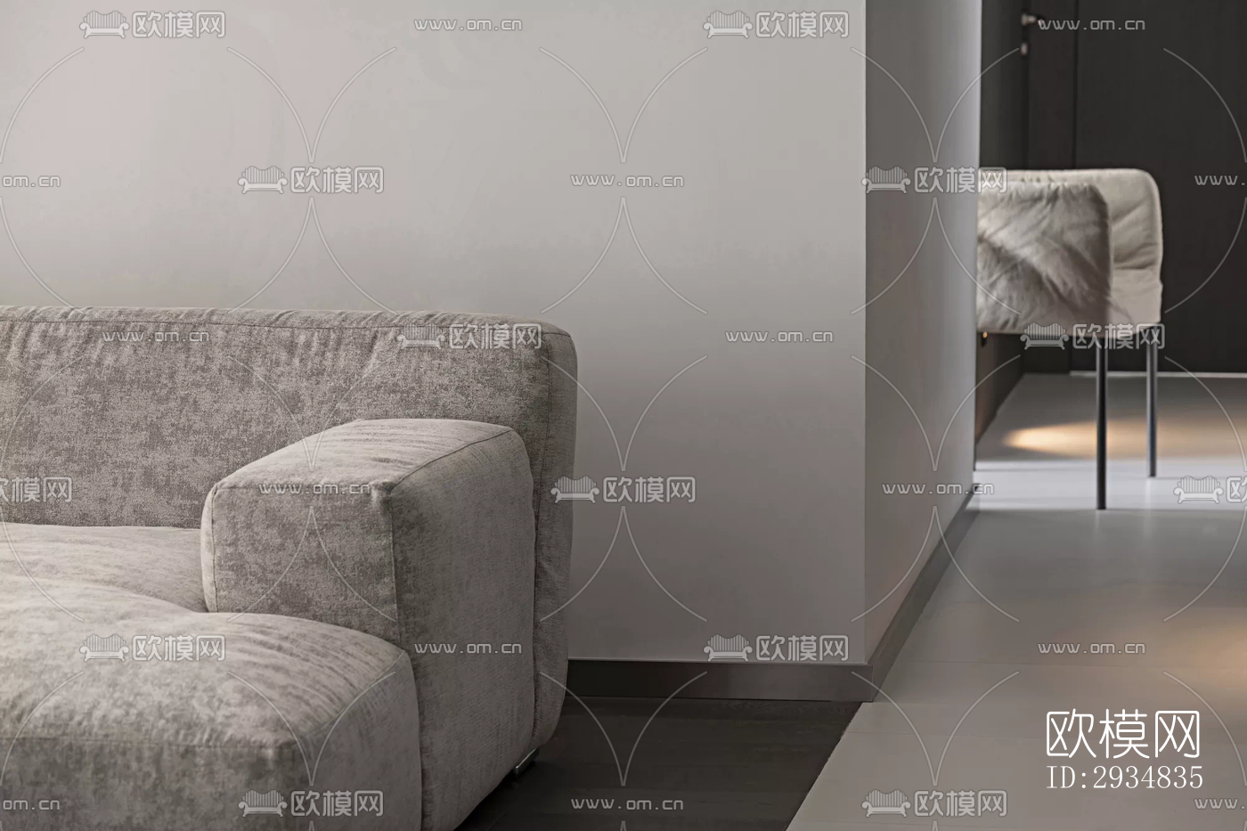 现代平层效果图下载（渲染图11）