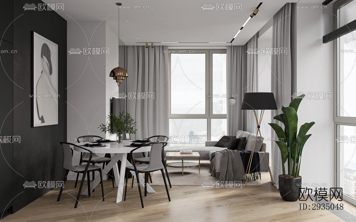 高级灰平层效果图下载（渲染图13）