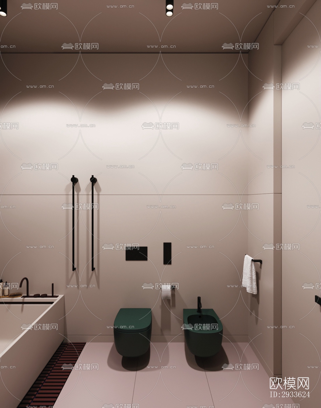 北欧公寓效果图下载（渲染图8）