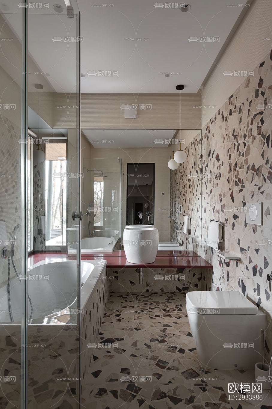 北欧别墅效果图下载（渲染图9）