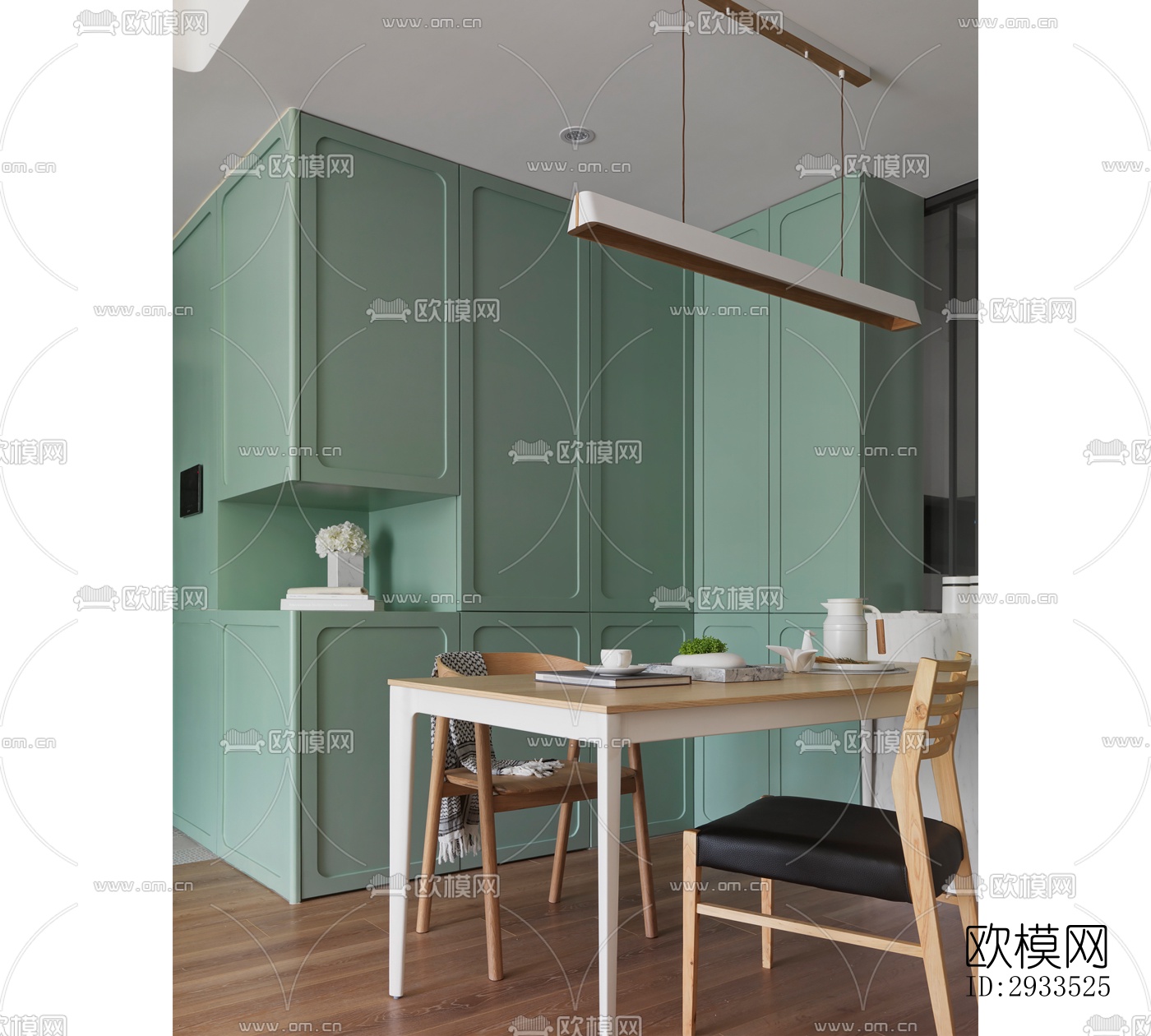 北欧公寓效果图下载（渲染图7）