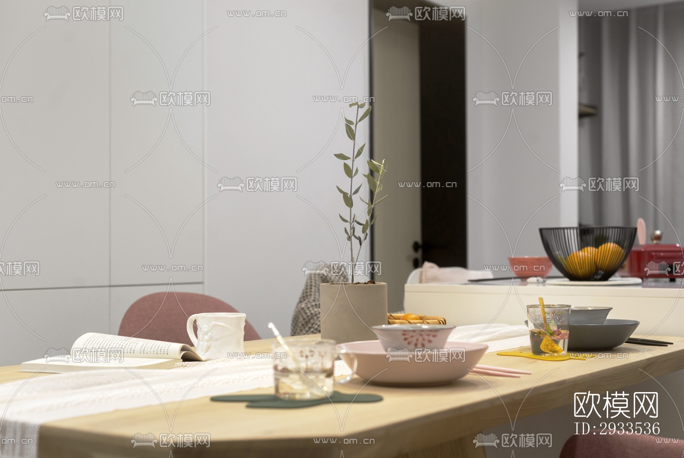 北欧公寓效果图下载（渲染图15）