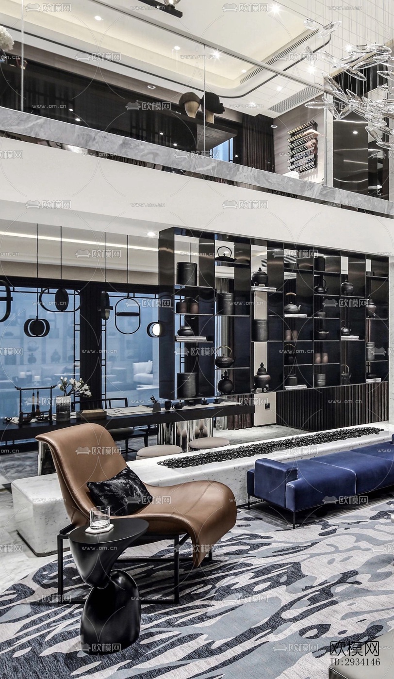 现代别墅效果图下载（渲染图13）