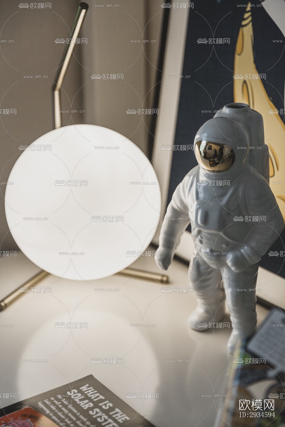 新中式平层效果图下载（渲染图13）