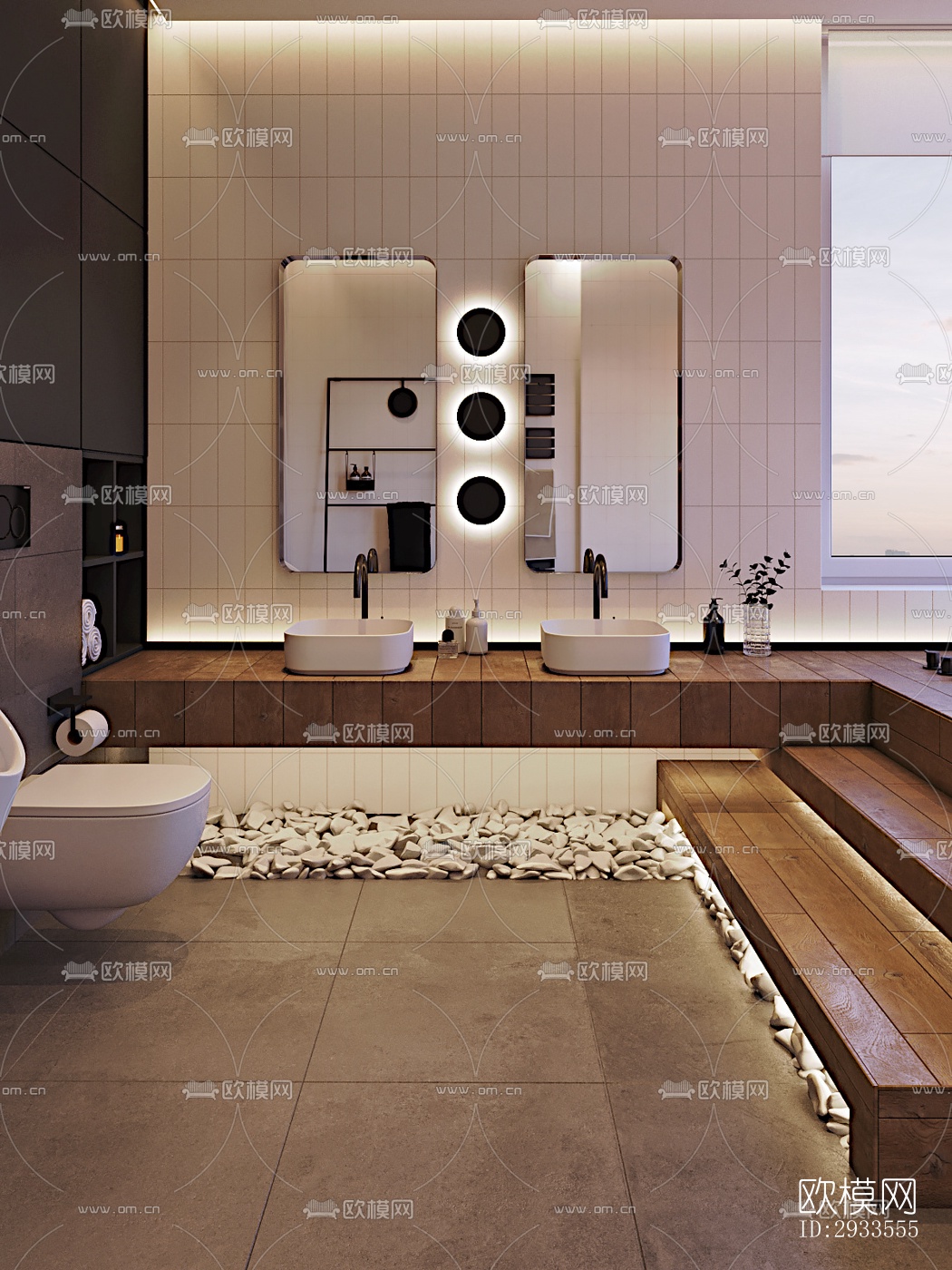 北欧公寓效果图下载（渲染图3）