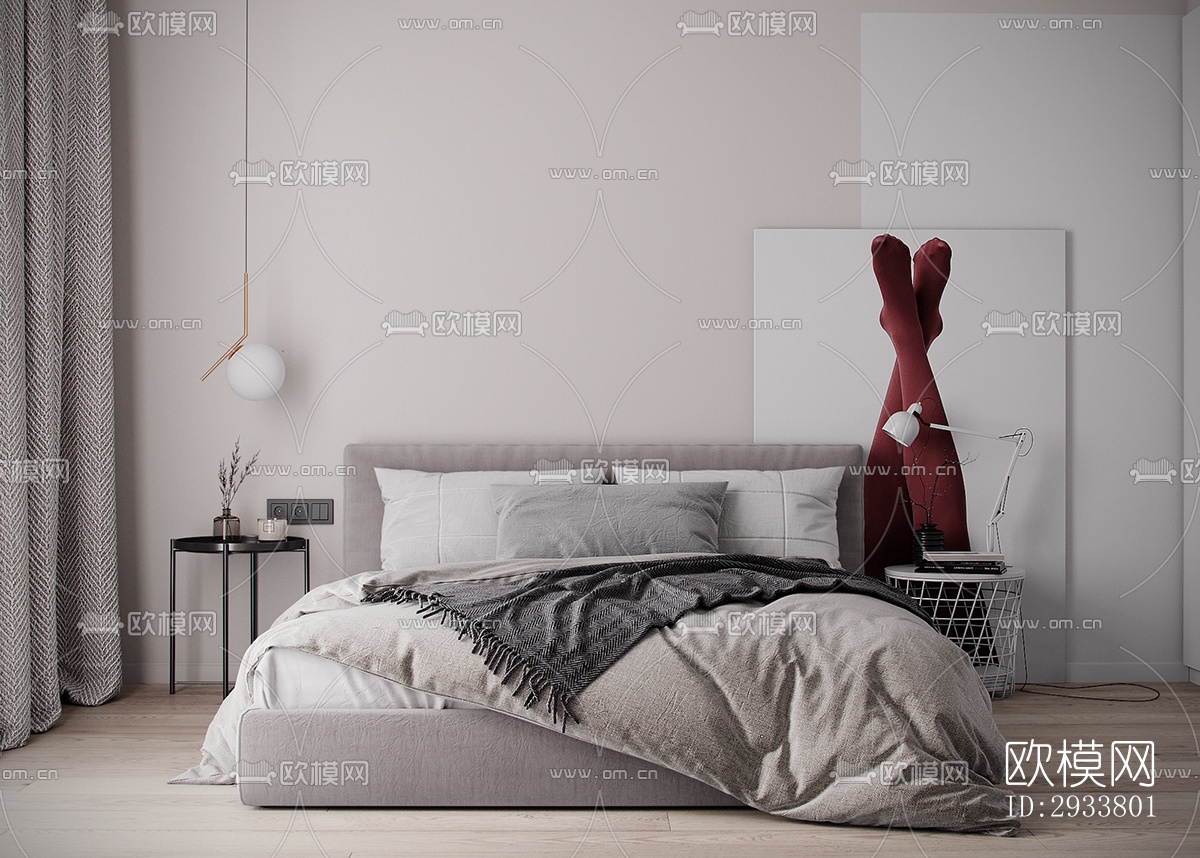 现代公寓效果图下载（渲染图8）