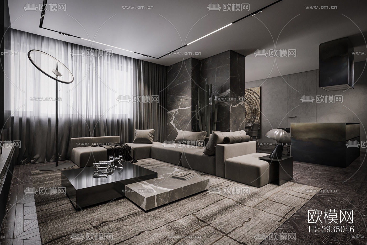 高级灰平层效果图下载（渲染图8）