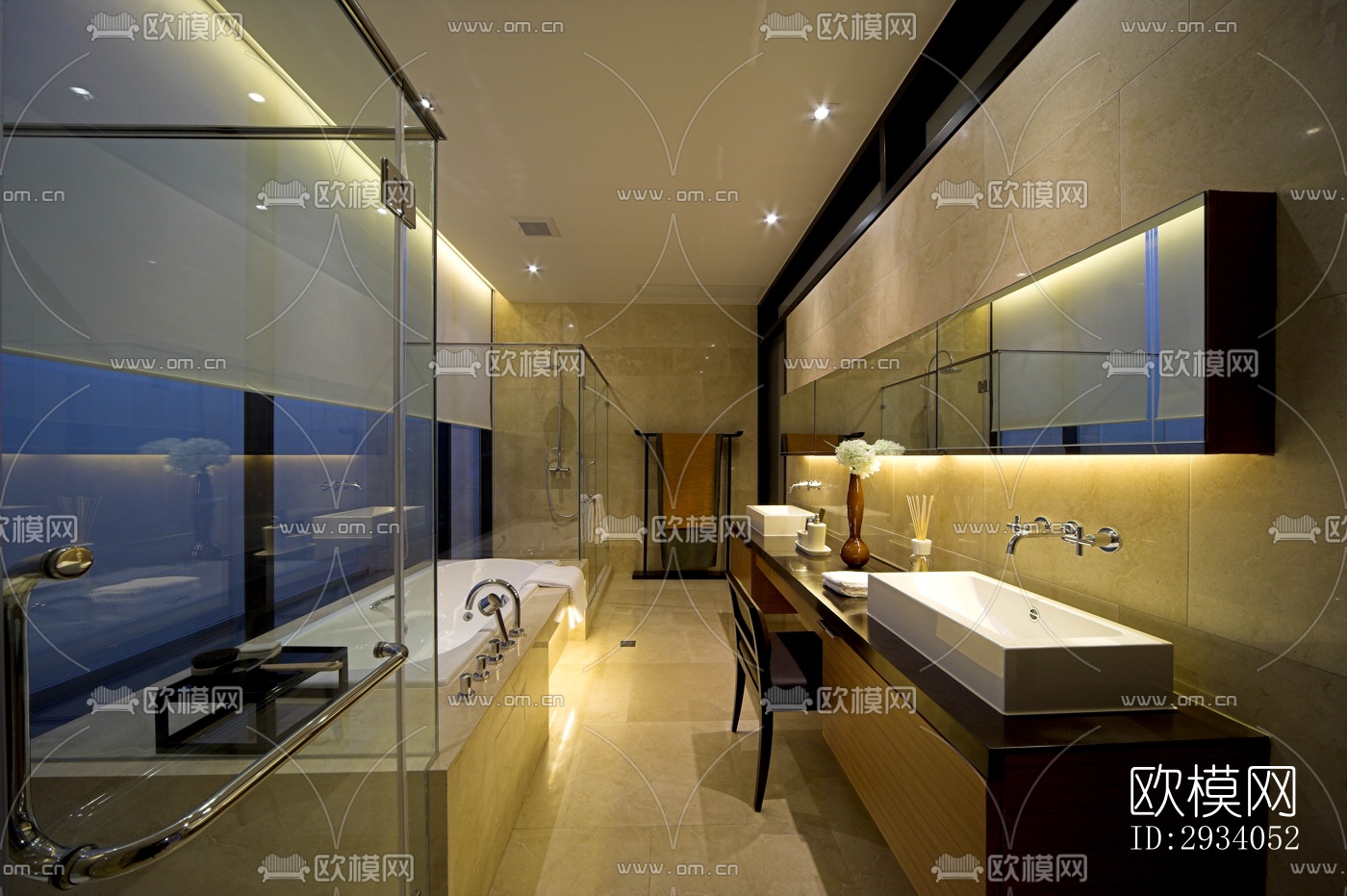 现代别墅效果图下载（渲染图20）