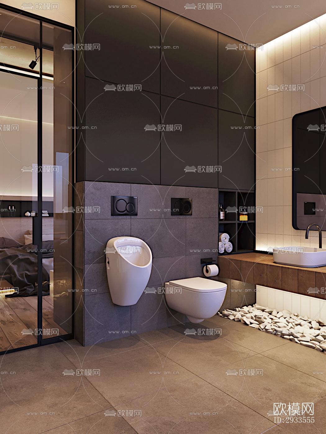 北欧公寓效果图下载（渲染图5）