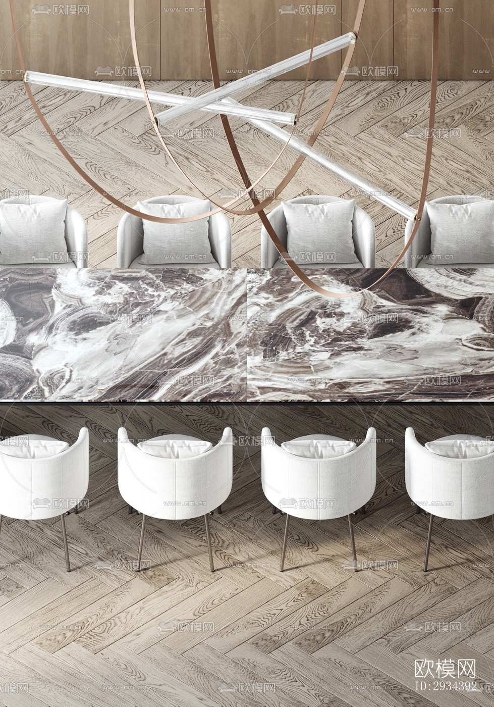 北欧平层效果图下载（渲染图8）