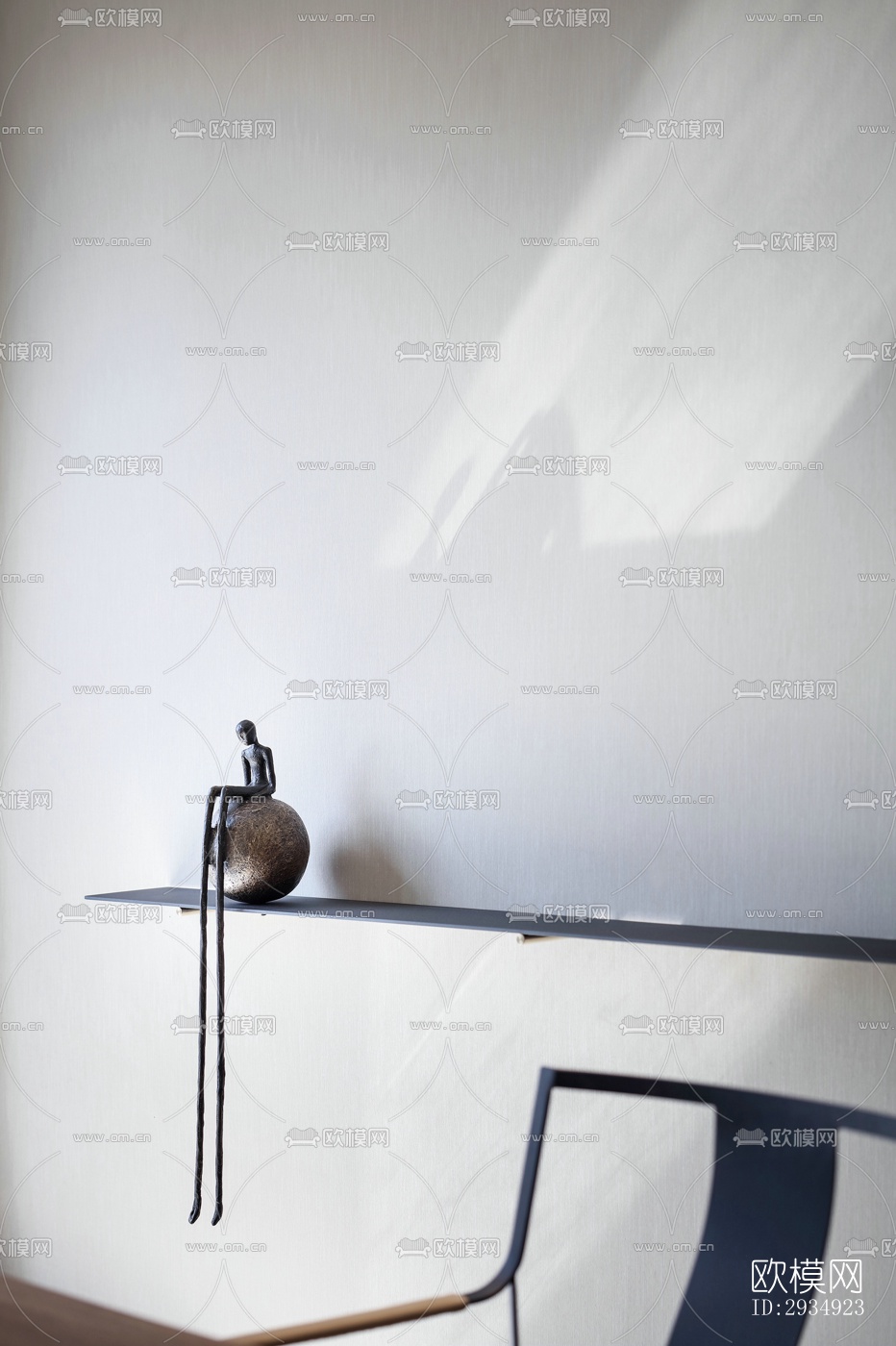 现代平层效果图下载（渲染图3）