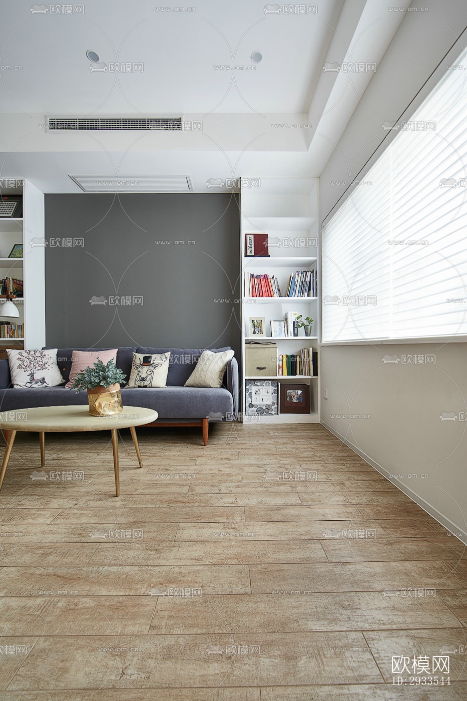 北欧公寓效果图下载（渲染图7）