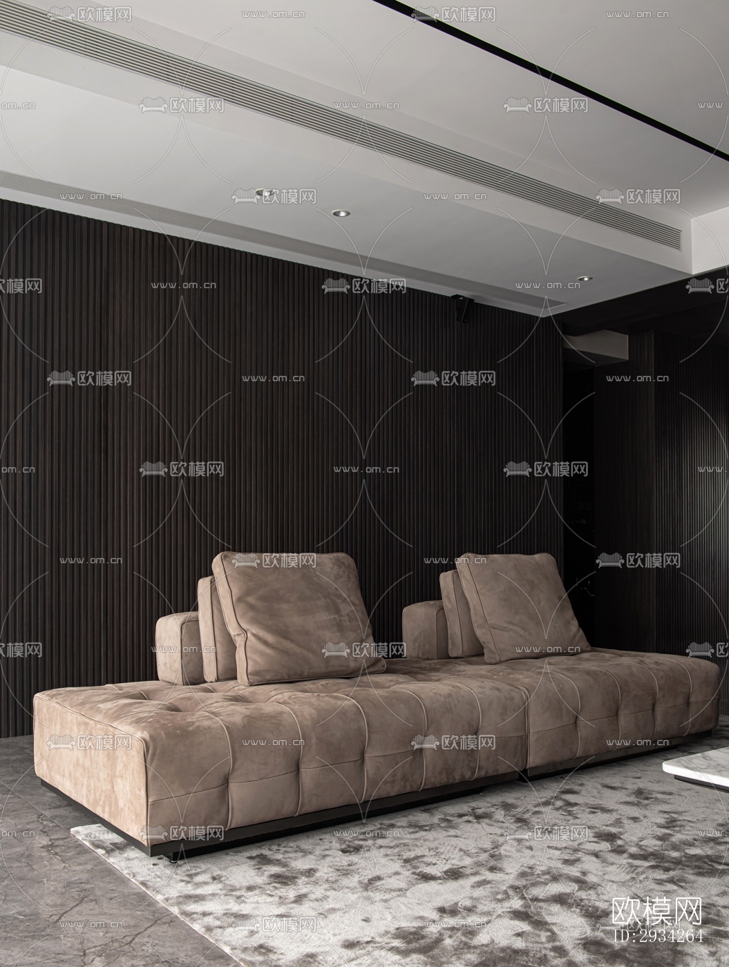 现代复式效果图下载（渲染图17）