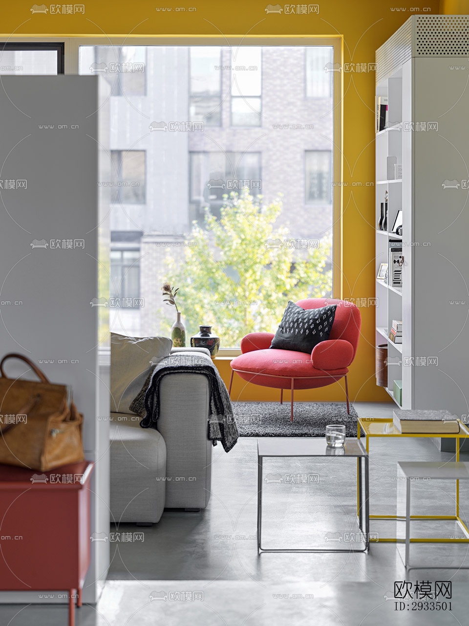 北欧公寓效果图下载（渲染图3）