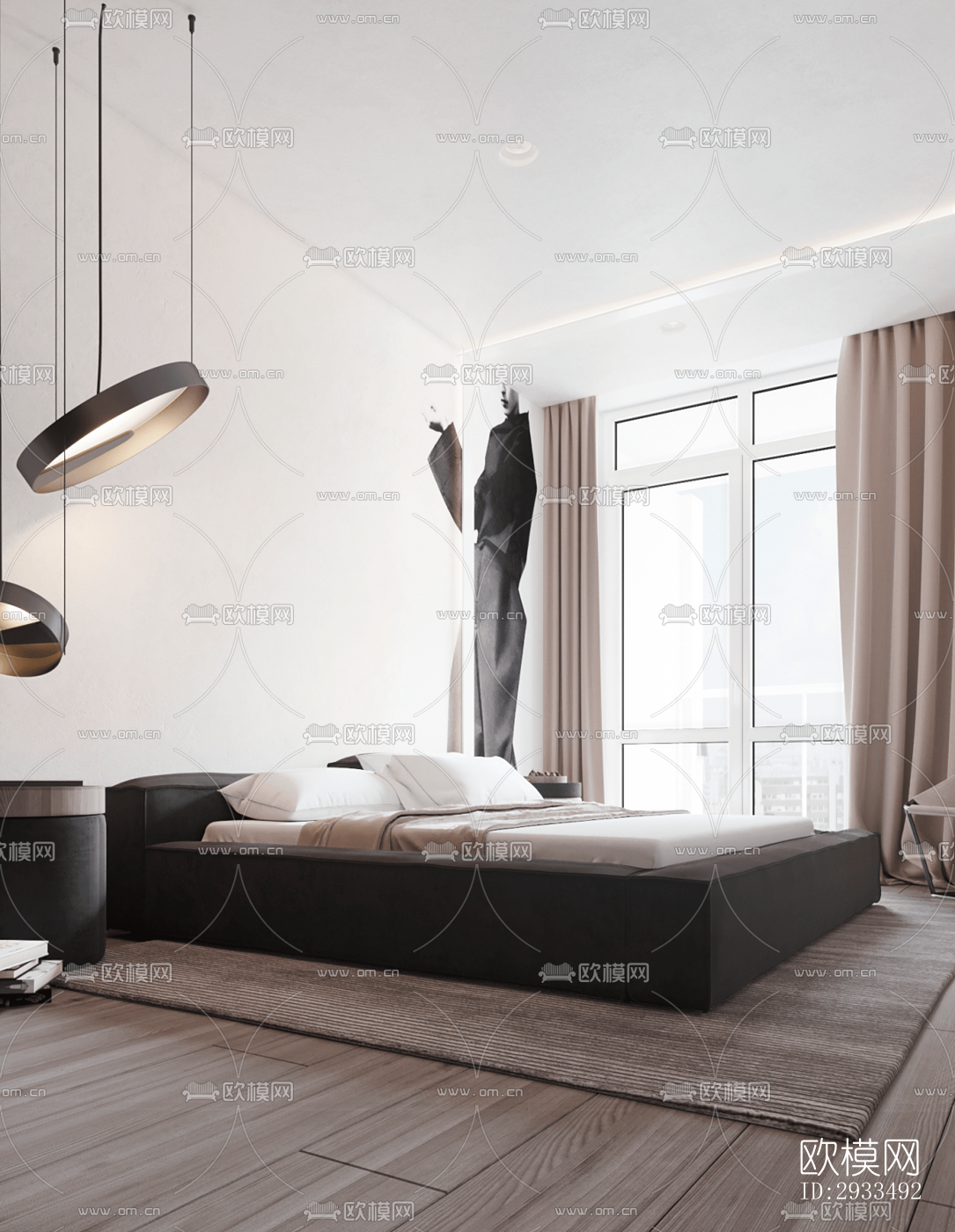 北欧公寓效果图下载（渲染图6）