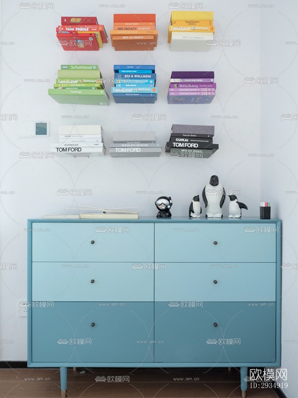 现代平层效果图下载（渲染图15）