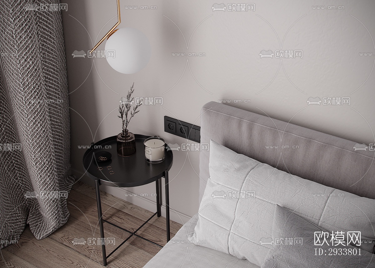 现代公寓效果图下载（渲染图13）