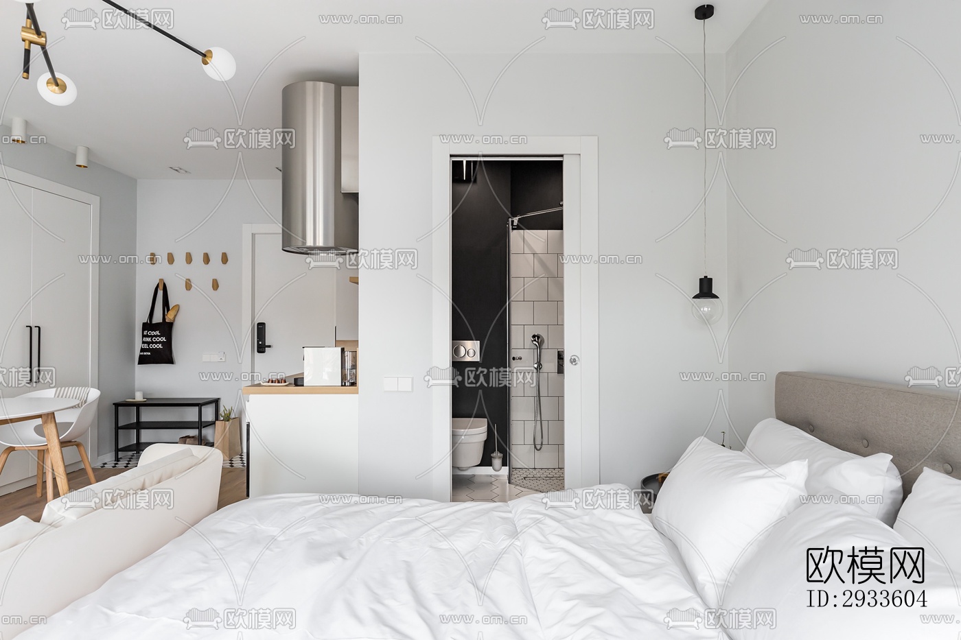 北欧公寓效果图下载（渲染图13）