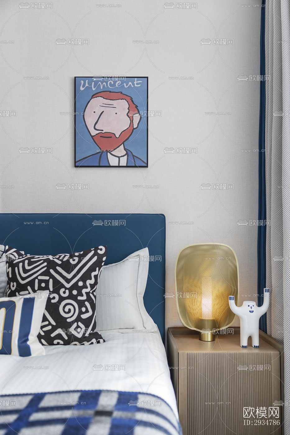 现代平层效果图下载（渲染图9）