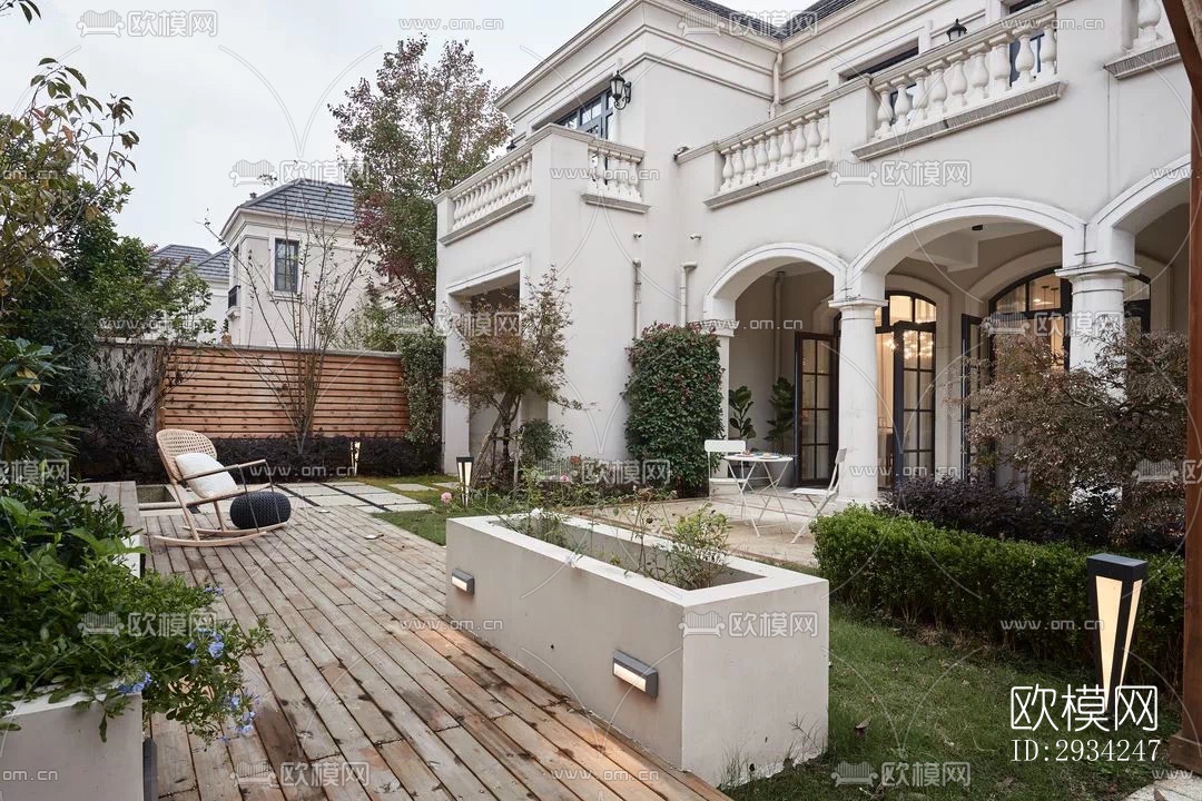 现代复式效果图下载（渲染图10）