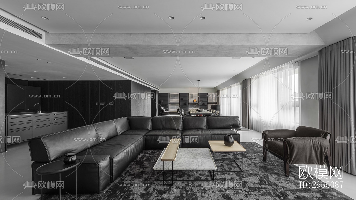 高级灰平层效果图下载（渲染图4）