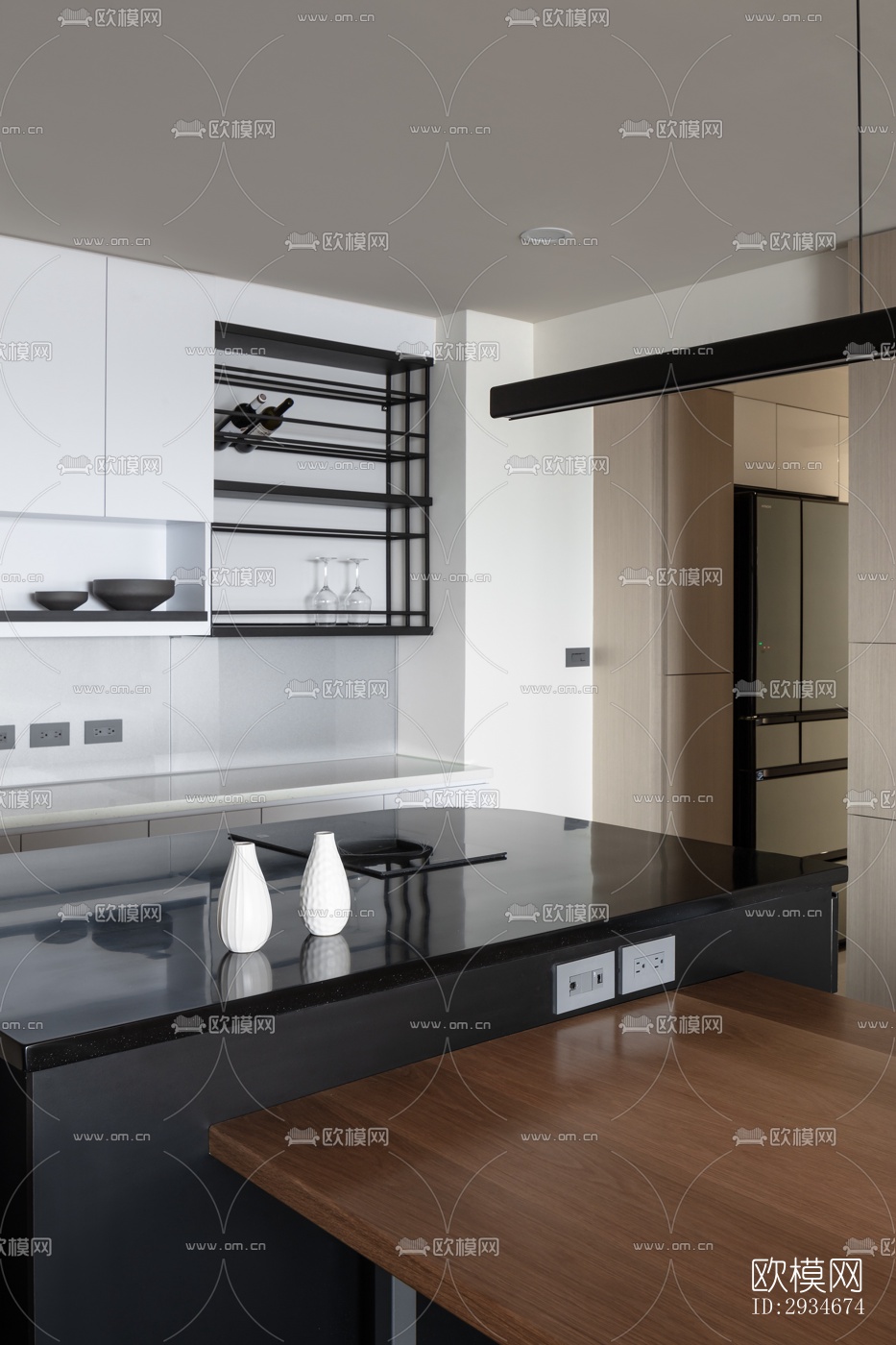 日式平层效果图下载（渲染图8）