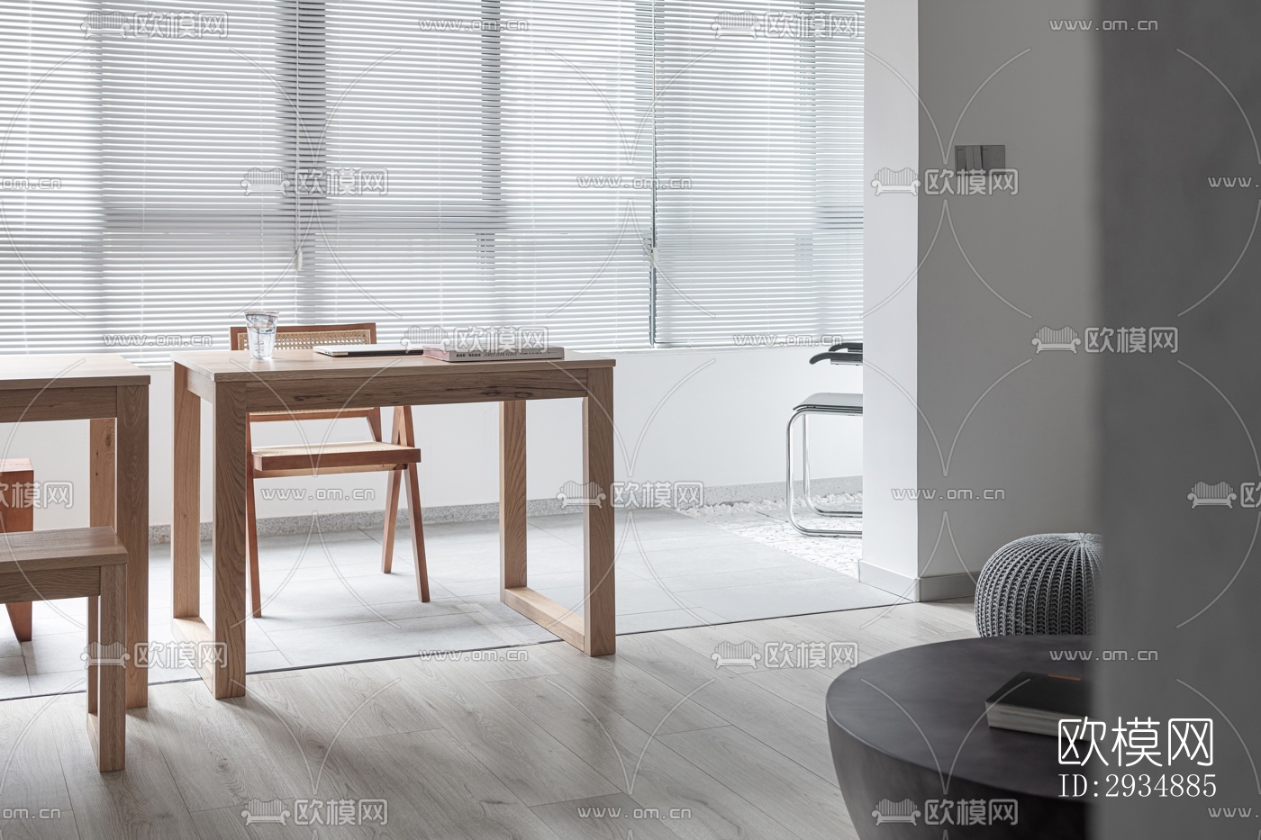 现代平层效果图下载（渲染图3）