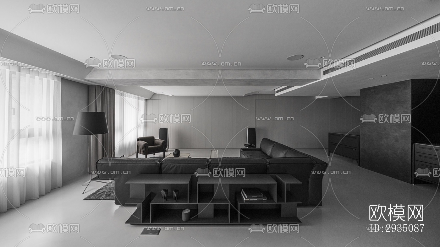 高级灰平层效果图下载（渲染图20）